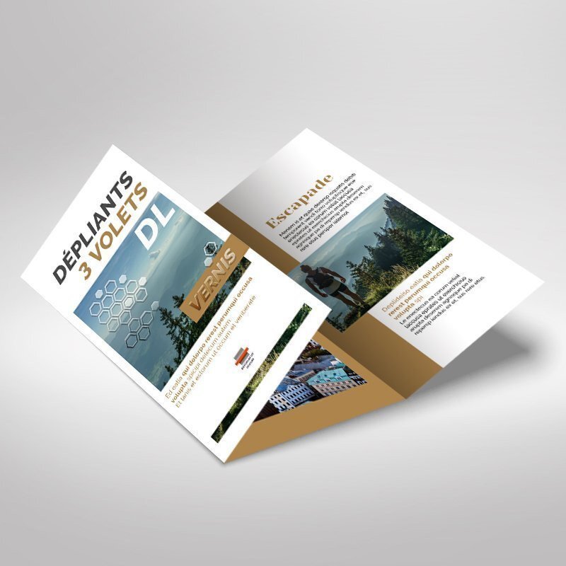 DEPLIANT 3 VOLETS > A5