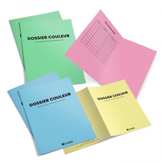 Dossier Couleur Cartonné 48x32